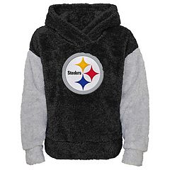 Outerstuff Girls Toddler Gray/Black Pittsburgh Steelers Heart To Heart  Pullover Hoodie & Leggings Set