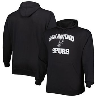 Men's Black San Antonio Spurs Big & Tall Heart & Soul Pullover Hoodie