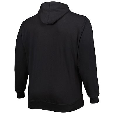 Men's Black San Antonio Spurs Big & Tall Heart & Soul Pullover Hoodie