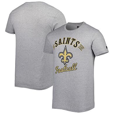Men's Starter Heathered Gray New Orleans Saints Prime Time T-Shirt