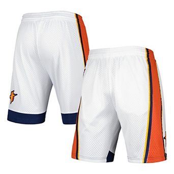 Men's Mitchell & Ness White Golden State Warriors 2009-10 Hardwood Classics Swingman Shorts