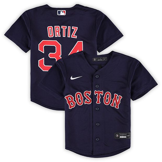 Outerstuff Preschool David Ortiz White Boston Red Sox 2022 Hall of Fame  Replica Player Jersey