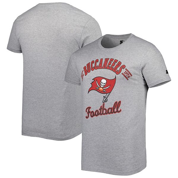 Starter Heathered Gray Tampa Bay Buccaneers Prime Time T-Shirt