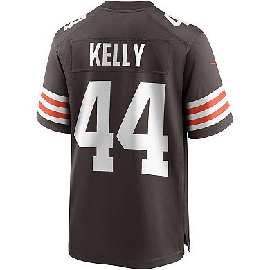Men's Nike Leroy Kelly Brown Cleveland Browns Game Retired Player Jersey