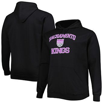 Men's Black Sacramento Kings Big & Tall Heart & Soul Pullover Hoodie