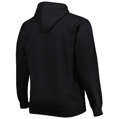 Men's Black Sacramento Kings Big & Tall Heart & Soul Pullover Hoodie
