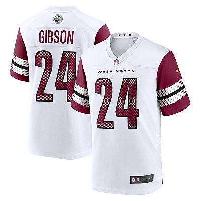 Men s Nike Antonio Gibson White Washington Commanders Game Jersey