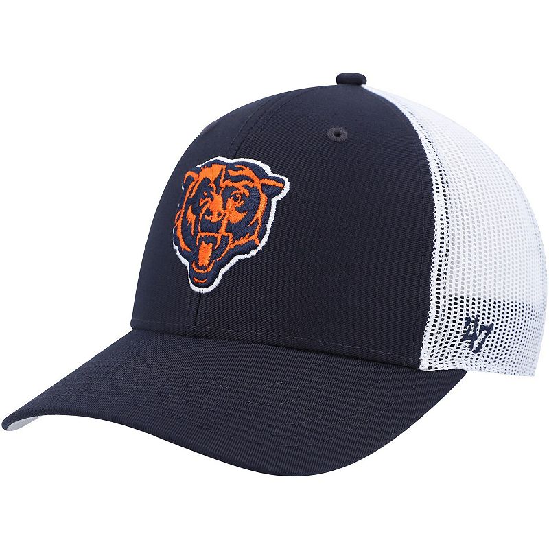Youth 47 Navy/White Chicago Bears Trucker Snapback Hat, Blue