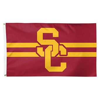 WinCraft USC Trojans 3' x 5' Horizontal Stripe Deluxe Single-Sided Flag