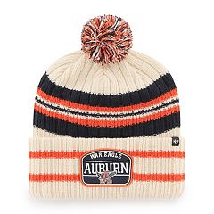 Youth Tennessee Titans Navy Jacquard Cuffed Knit Hat with Pom