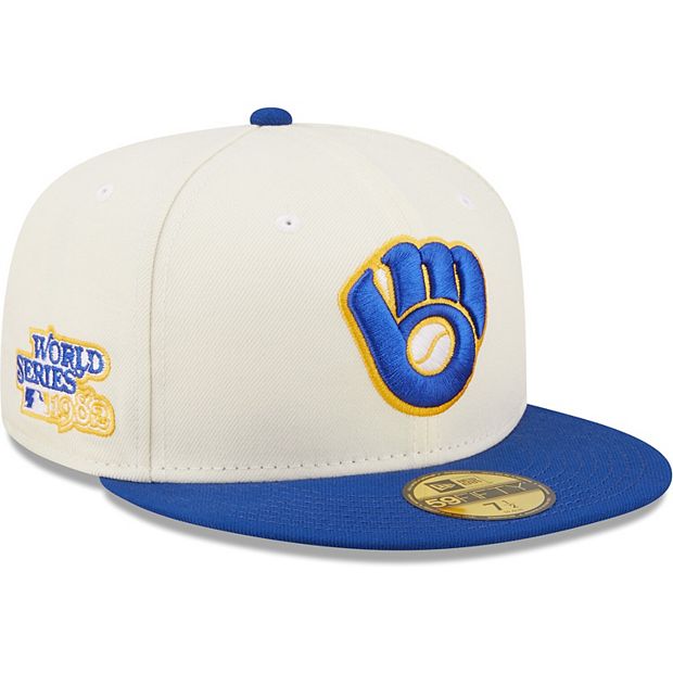 New Era MLB Milwaukee Brewers 1982 World Series Yellow 59FIFTY Fitted Hat,  New