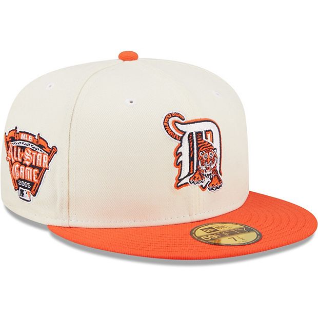 Men's Detroit Tigers New Era White/Orange Cooperstown Collection