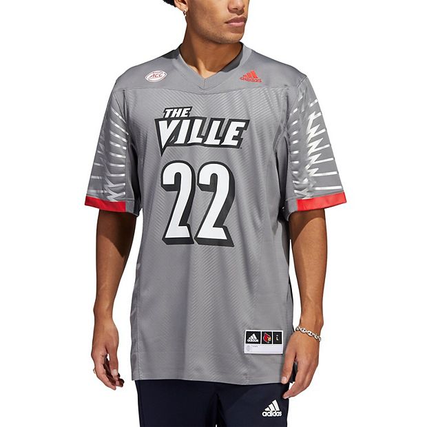 Adidas Men's Louisville Cardinals Dassler T-Shirt - Grey - XL Each