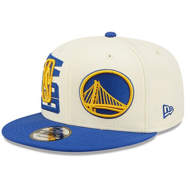 Men's New Era Cream/Royal Golden State Warriors 2022 NBA Draft