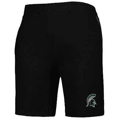 Men's Colosseum Black Michigan State Spartans Wild Party Shorts