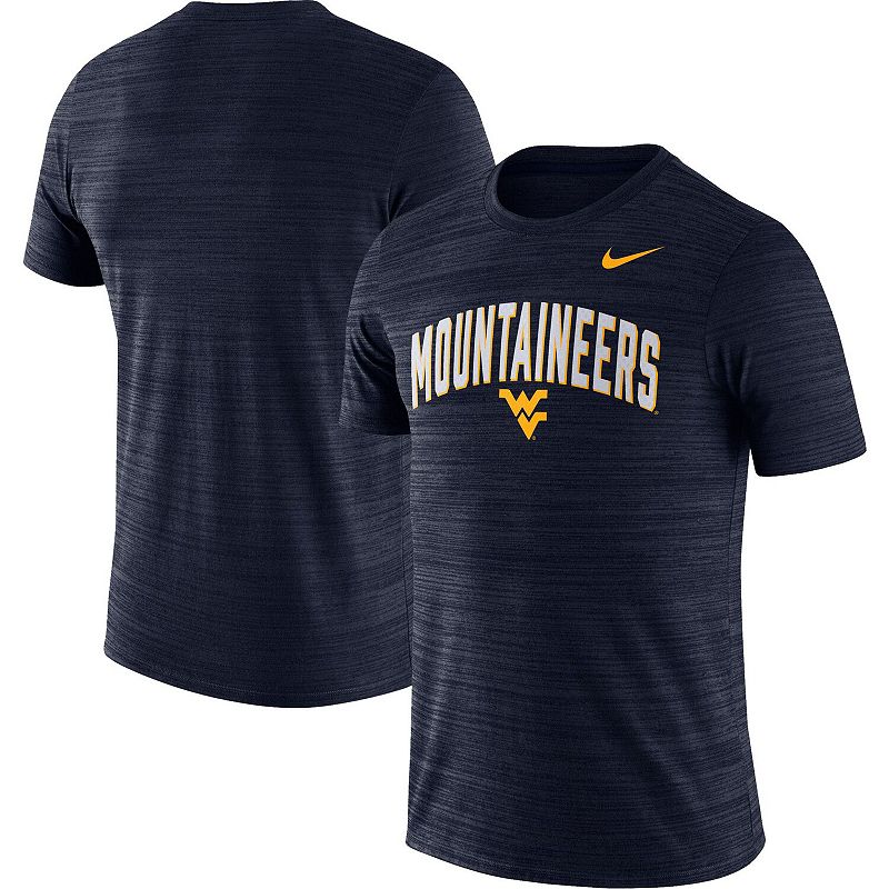 Mens Nike Navy West Virginia Mountaineers Game Day Sideline Velocity Perfo