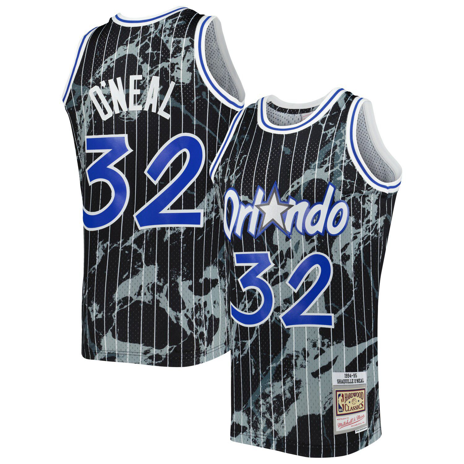 Men's Mitchell & Ness Shaquille O'Neal Black Los Angeles Lakers Big & Tall  Retired Player Mesh Tank Top