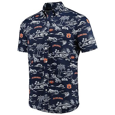 Men's Reyn Spooner Navy Auburn Tigers Classic Button-Down Shirt