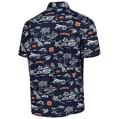Men's Reyn Spooner Navy Auburn Tigers Classic Button-Down Shirt