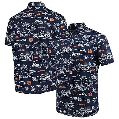 Men's Reyn Spooner Navy Auburn Tigers Classic Button-Down Shirt