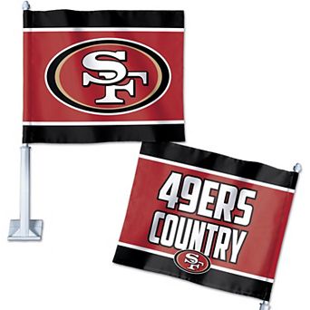 WinCraft San Francisco 49ers Double-Sided Slogan Car Flag