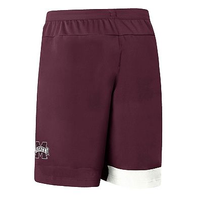 Men's adidas Maroon Mississippi State Bulldogs Training Shorts