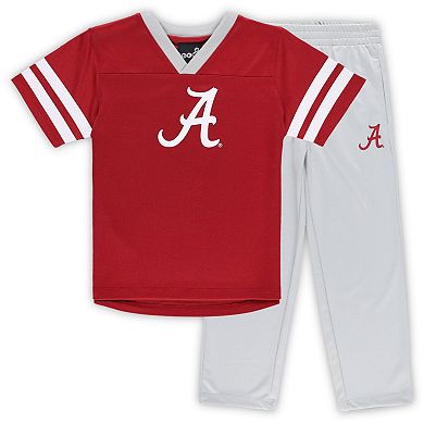 Preschool Crimson/Gray Alabama Crimson Tide Red Zone Jersey & Pants Set