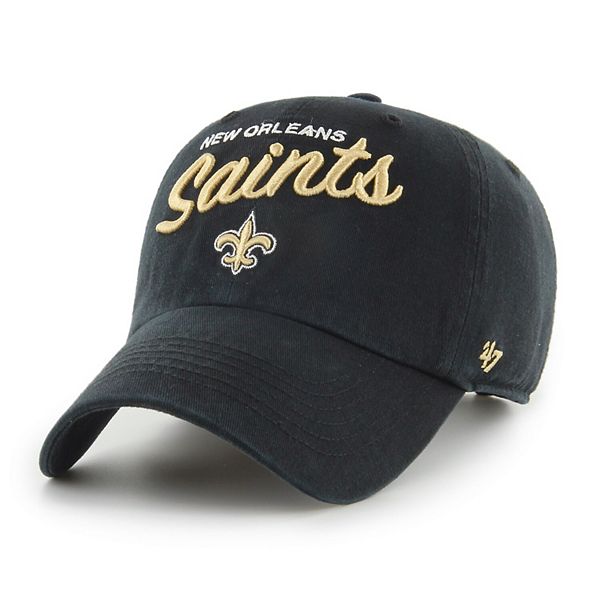 Men's New Era Black New Orleans Saints Main Bucket Hat