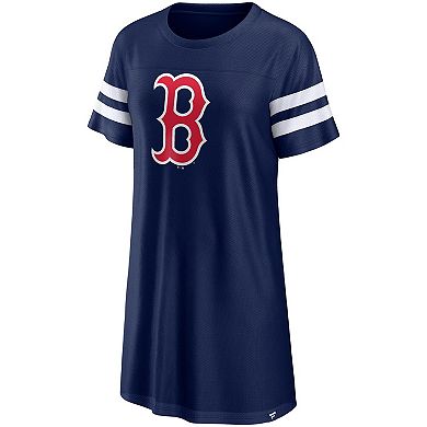 Women's Fanatics Branded Navy Boston Red Sox Iconic Mesh Dress