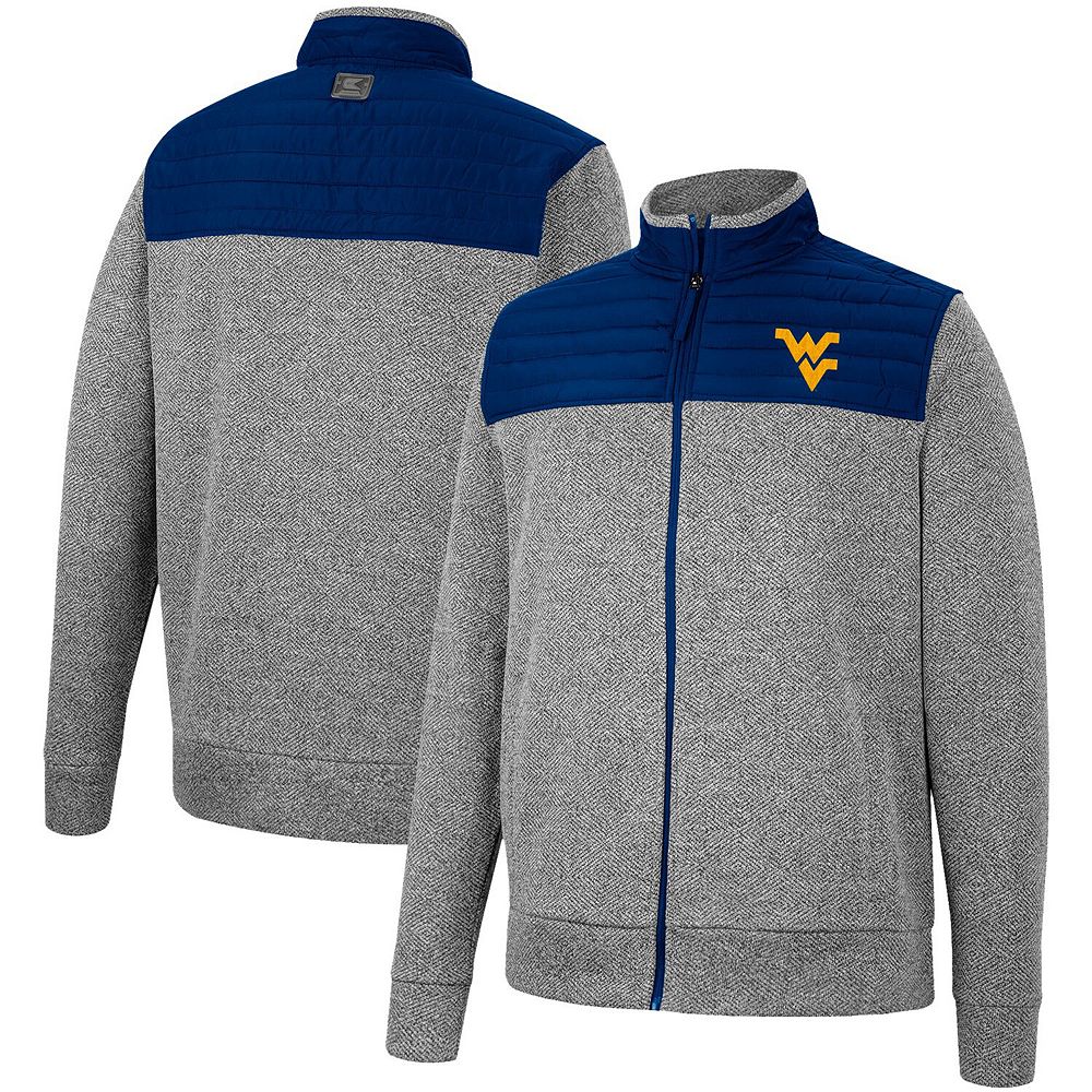 Men's Colosseum Charcoal/Navy West Virginia Mountaineers Putter