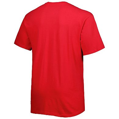 Men's Red LA Clippers Big & Tall Heart & Soul T-Shirt
