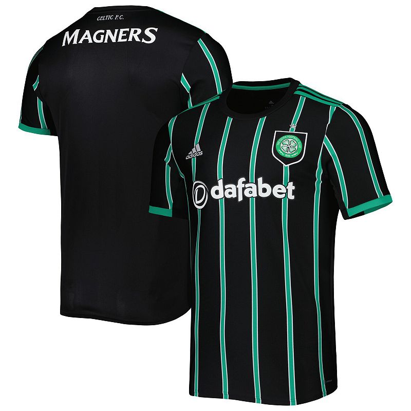 Mens adidas Black Celtic 2022/23 Away Replica Jersey, Size: Medium