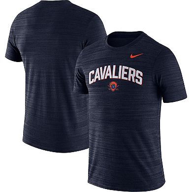 Men's Nike Navy Virginia Cavaliers 2022 Game Day Sideline Velocity Performance T-Shirt