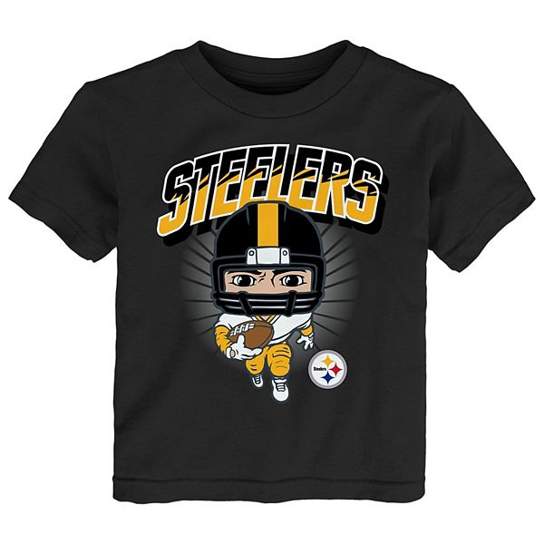 Pittsburgh Steelers Baby or Girls Football Shirt Sizes 3 Months to XL 14