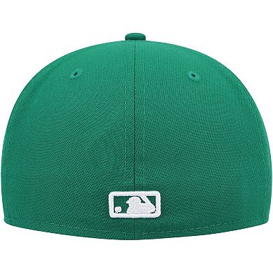 Men's New Era Kelly Green Philadelphia Phillies White Logo 59FIFTY Fitted Hat
