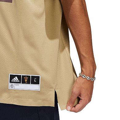 Men's adidas #22 Cream Arizona State Sun Devils Premier Strategy Jersey