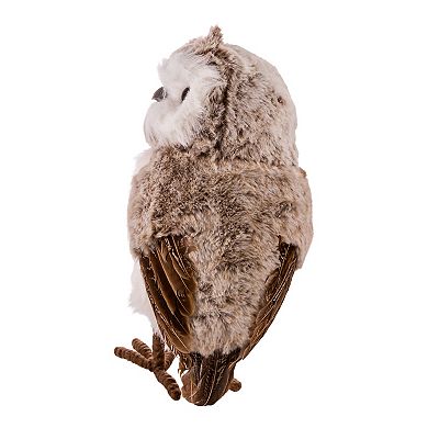 Kurt Adler Gray & Brown Owl Christmas Ornament