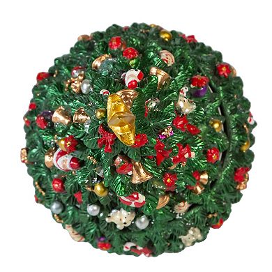 Kurt Adler Revolving Christmas Tree Music Table Decor