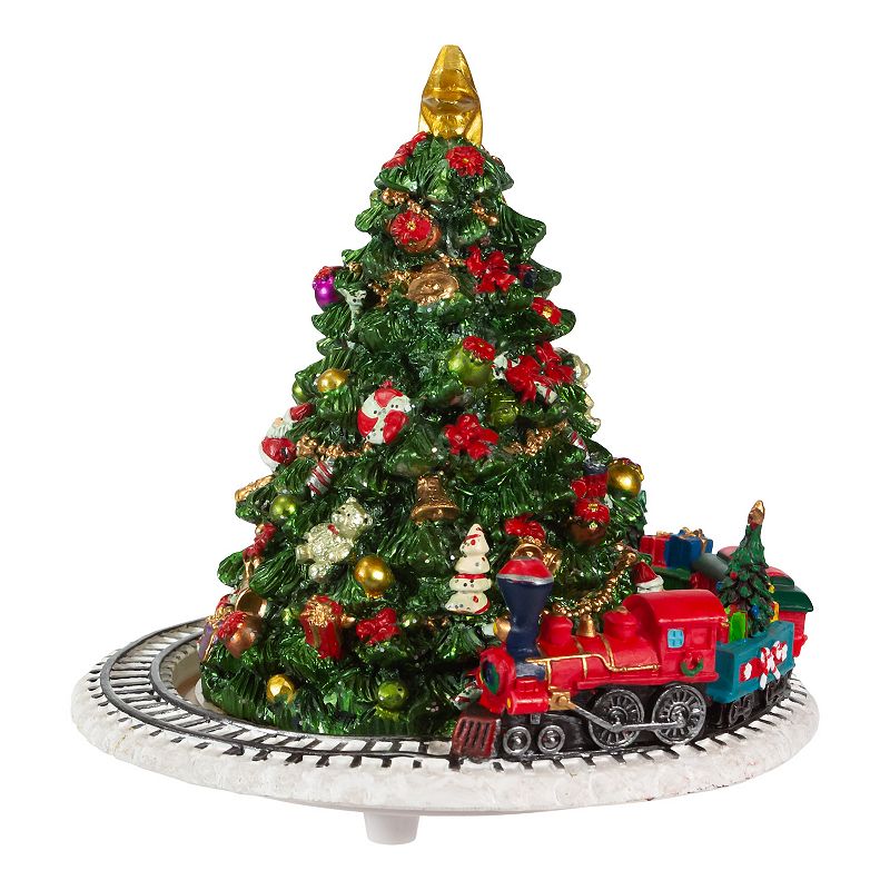 76986445 Kurt Adler Revolving Train Christmas Tree Table De sku 76986445