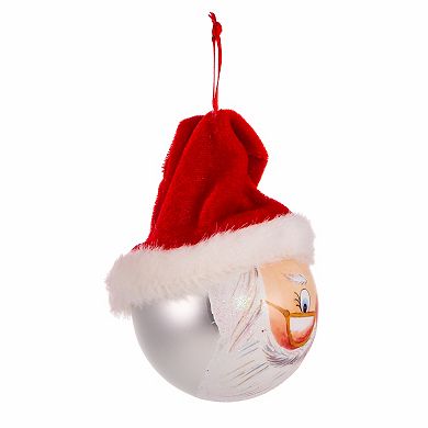Kurt Adler Painted Santa Face Ball Christmas Ornament