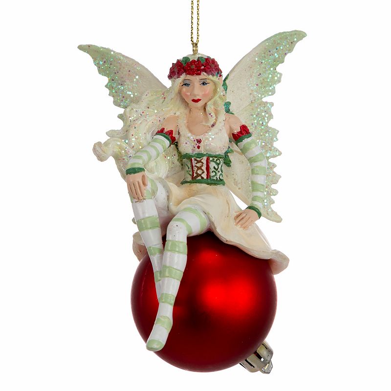 Kurt Adler Amy Brown Christmas Fairy Ornament, Multicolor