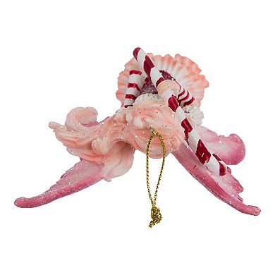 Kurt Adler Amy Brown Red Fairy & Candy Cane Christmas Ornament