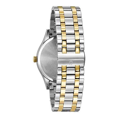 Bulova Men s Two Tone Stainless Steel Classic Watch 98B237