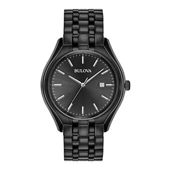 Bulova Men's Black Ion Plated Stainless Steel Watch - 98B289