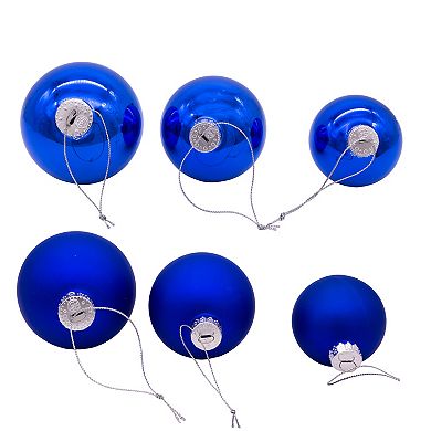 Kurt Adler Blue Ball Christmas Ornaments 20-piece Set