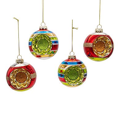 Kurt Adler Early Years Christmas Ornaments 4-piece Set
