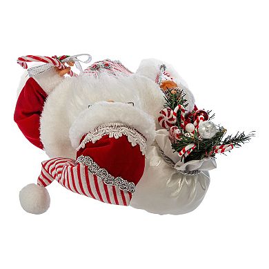 Kurt Adler Kringle Klaus Peppermint Santa Christmas Floor Decor