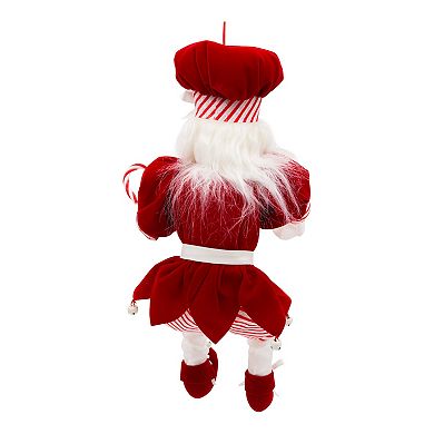 Kurt Adler Kringle Klaus Peppermint Chef Santa Christmas Floor Decor