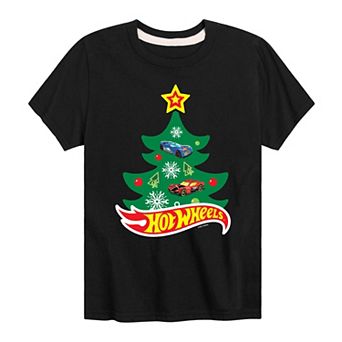Boys 8-20 Hot Wheels Christmas Tree Tee