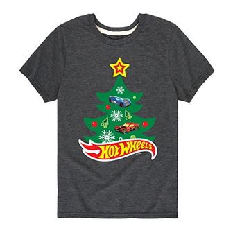 Boys 8-20 Hot Wheels Christmas Tree Tee